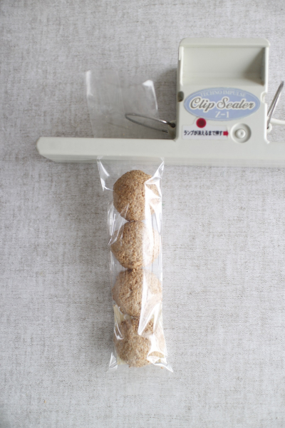 スティック風♡ココナッツクッキーの簡単ラッピング