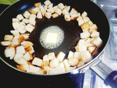 食パンde黒蜜きな粉バターのソフトラスク
