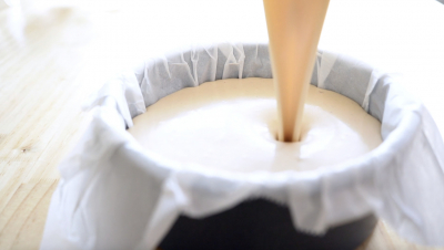 大人風味なマロンバスクチーズケーキの作り方