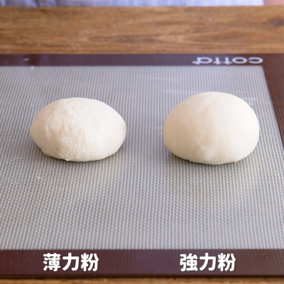 薄力粉でパンは作れる？　薄力粉・強力粉で焼き比べ