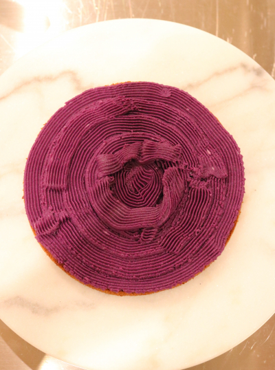紫芋のハロウィンデコレーション