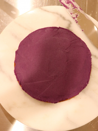 紫芋のハロウィンデコレーション