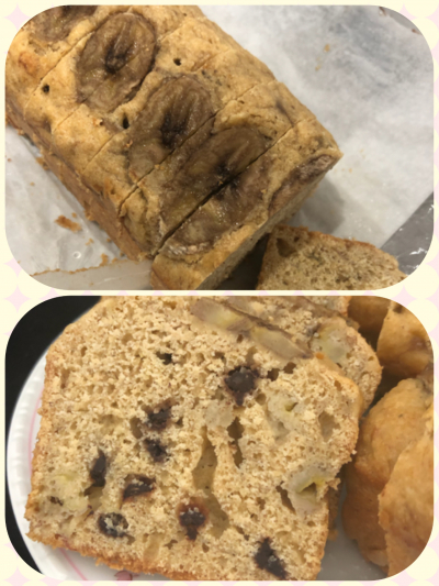 米ぬかとバナナのバターケーキ&米ぬかきな粉のクッキー