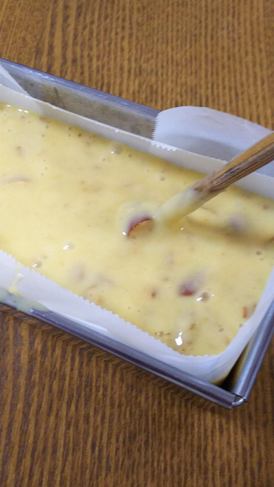 バター･牛乳不使用☆栗の渋皮煮とナッツのパウンドケーキ