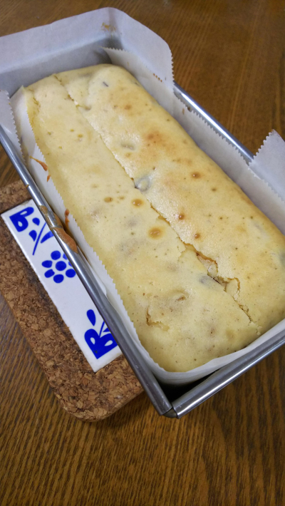 バター･牛乳不使用☆栗の渋皮煮とナッツのパウンドケーキ