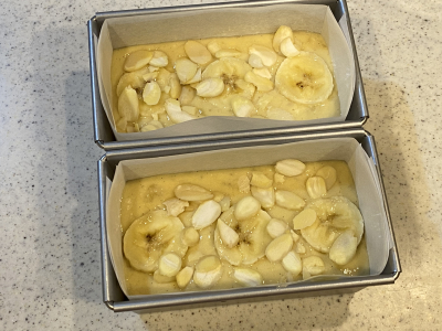 バター不使用！HMで超簡単♡冷やして美味しいたっぷりバナナのパウンドケーキ