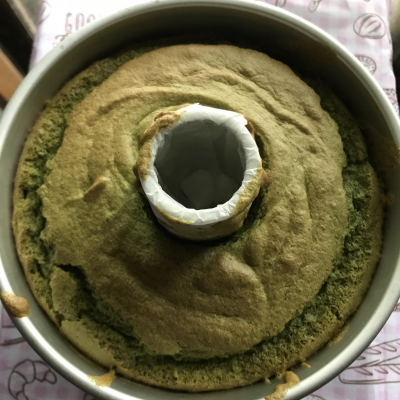 きびオリゴの抹茶米粉シフォン