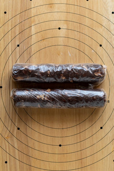 3種のクッキーキットで作る　ココアとアーモンドのアイスボックスクッキー