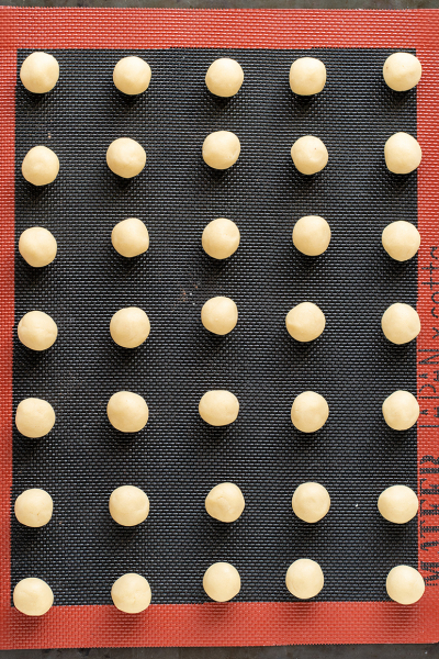 3種のクッキーキットで作る　簡単スノーボール
