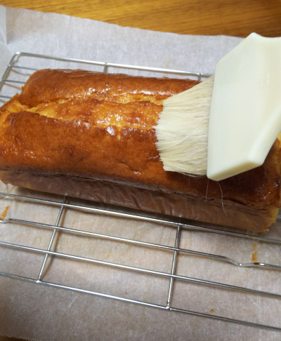 バター、牛乳不使用＊はちみつ生姜と甘夏のパウンドケーキ