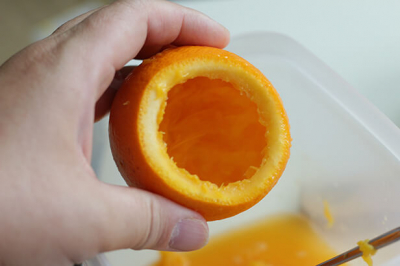 オレンジ丸ごとゼリー