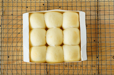2種のちぎりパンキットで作るドッグパン(ふわふわ白パン)
