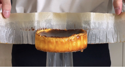 [材料3つ・スーパーカップで作る] 濃厚バスクチーズケーキ