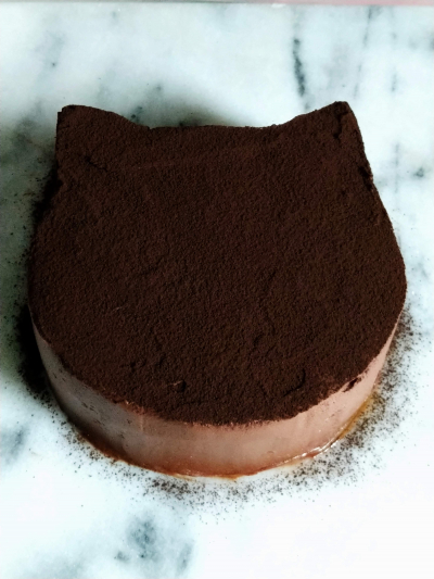 黒猫のガナッシュケーキ