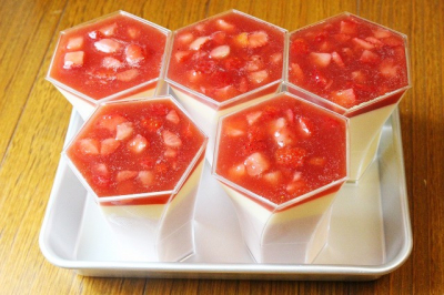 苺のデザート