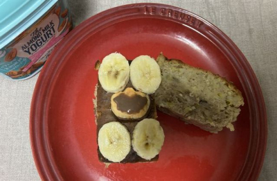 で作る砂糖不使用バナナパウンドケーキ