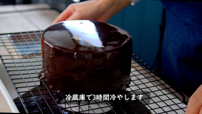 さくらんぼの濃厚チョコケーキ※動画あり