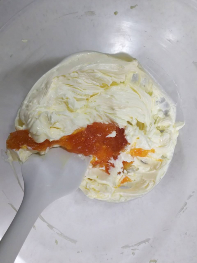 グレープフルーツジャムのバタークリームサンド
