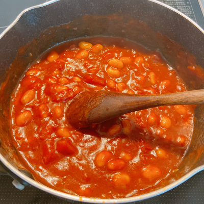 お豆とトマトのスモークカレーマフィン