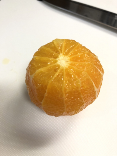 オレンジとマスカルポーネのプティガトー