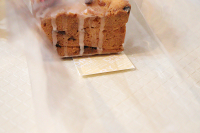 パウンドケーキの簡易梱包