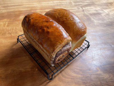 パウンド型で焼く折り込み食パン