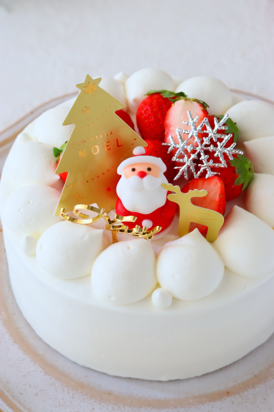 ホワイトクリスマスケーキ