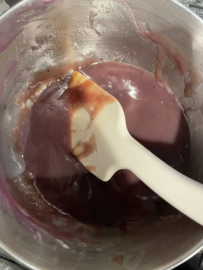 紫芋のテリーヌショコラ