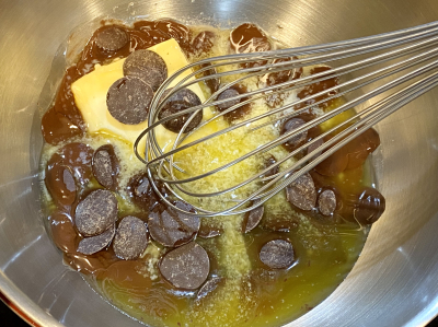 マフィン型で作るチョコ好きのためのオレンジテリーヌショコラ