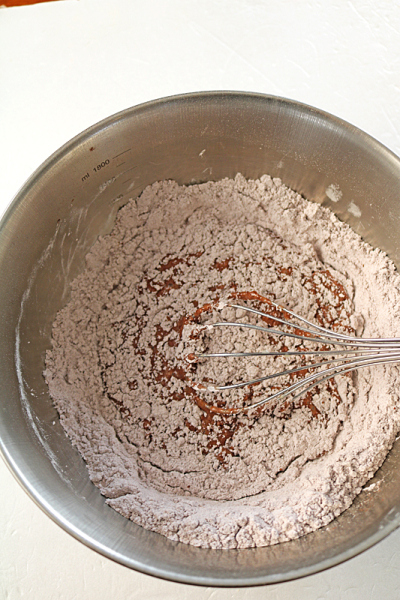 卵バター不使用米粉のチョコパウンドケーキ