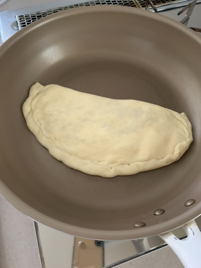 ポリ袋とフライパンで作る簡単チーズナン