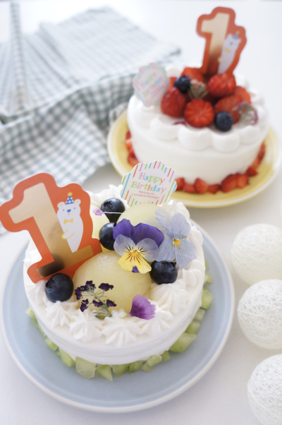 1歳のお誕生日ケーキ