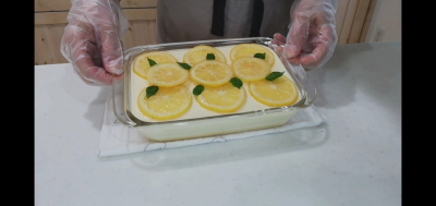 レモン！レモン！レモン！レモン尽くしのレモンレアチーズケーキ【動画あり】