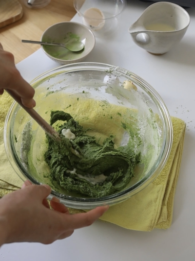 ソイレブールで作る！ムギュっと米粉の抹茶マフィン