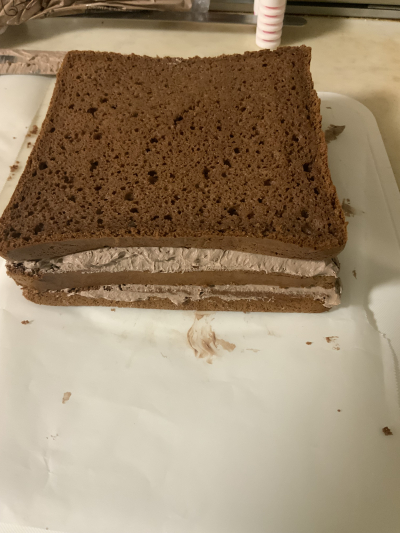 チョコクリームサンドケーキ