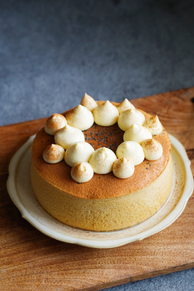 お芋のスフレチーズケーキ