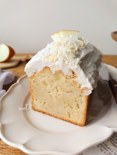 米粉で作るりんごケーキ