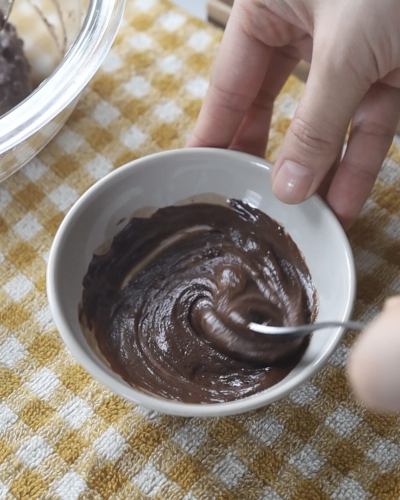 チョコとバニラのマーブルパウンド