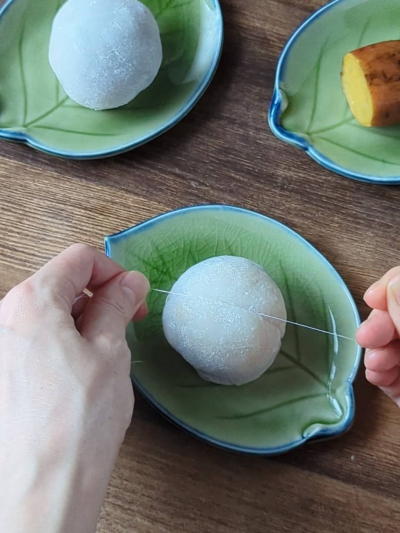 【芋2024】切り餅で作るとろける食感【焼き芋大福】