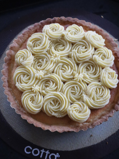 まるで黄金のバラ♡スイートポテトタルト