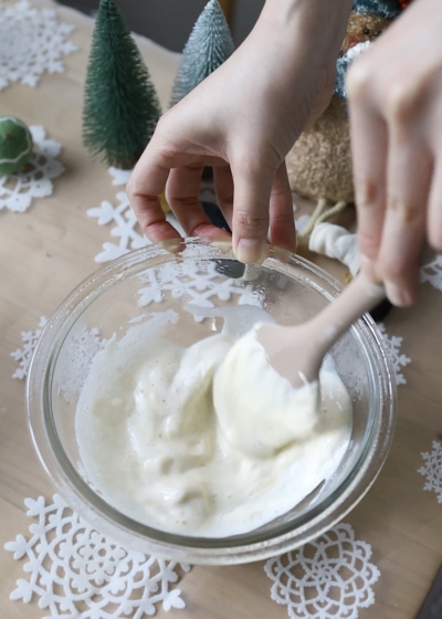 クリスマスに‼︎フレジェ風いちごのスコップケーキ