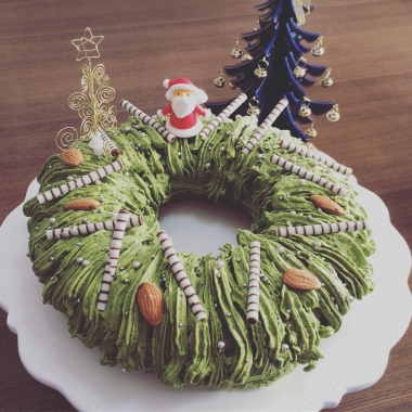 クリスマスリースのケーキ ナナママちゃん お菓子 パンのレシピや作り方 Cotta コッタ