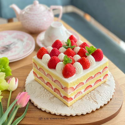 簡単なのに華やか スクエアケーキ みほち お菓子 パンのレシピや作り方 Cotta コッタ