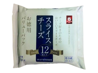 冷蔵 JUCOVIA お徳用スライスチーズ 12枚入（180g）