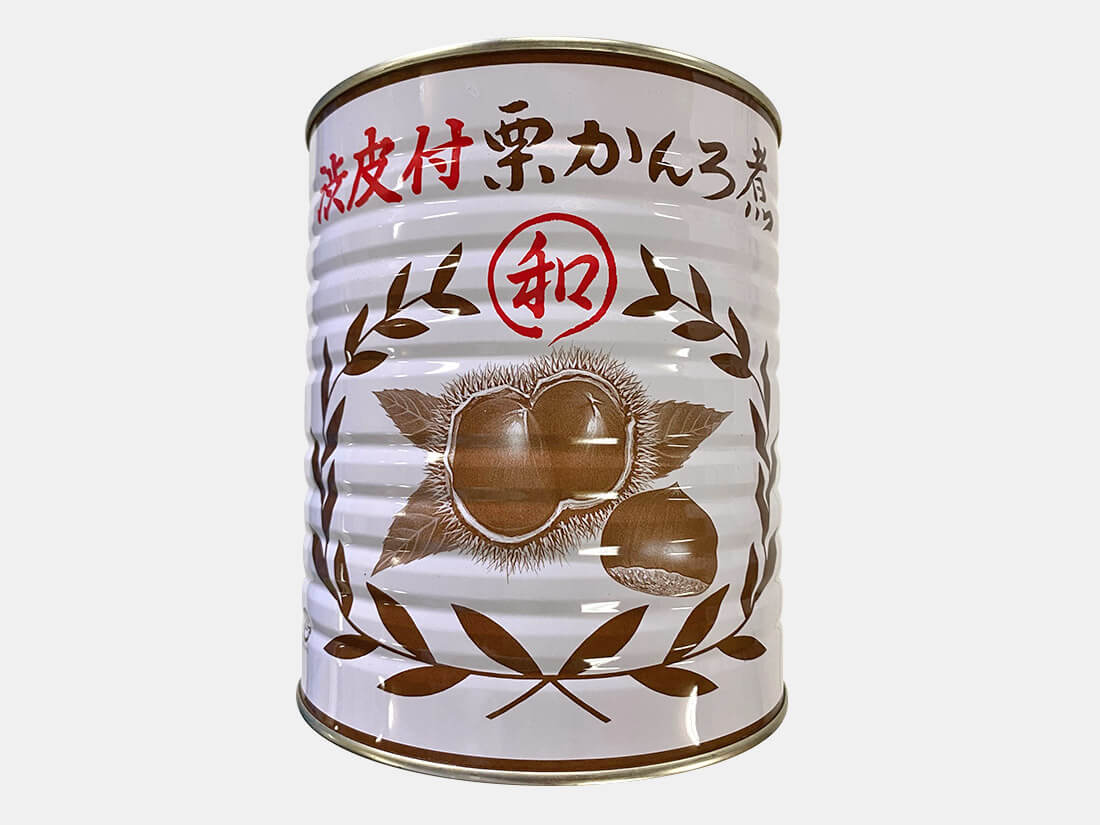  米田  栗渋皮付き甘露煮  S  (韓国)  1号缶 