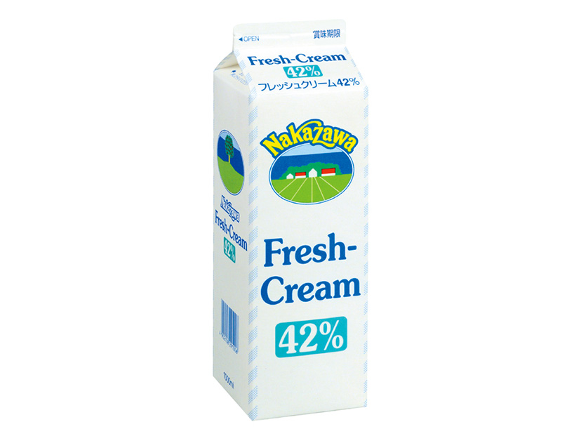  冷蔵  中沢乳業  フレッシュクリーム  42%  1000ml 