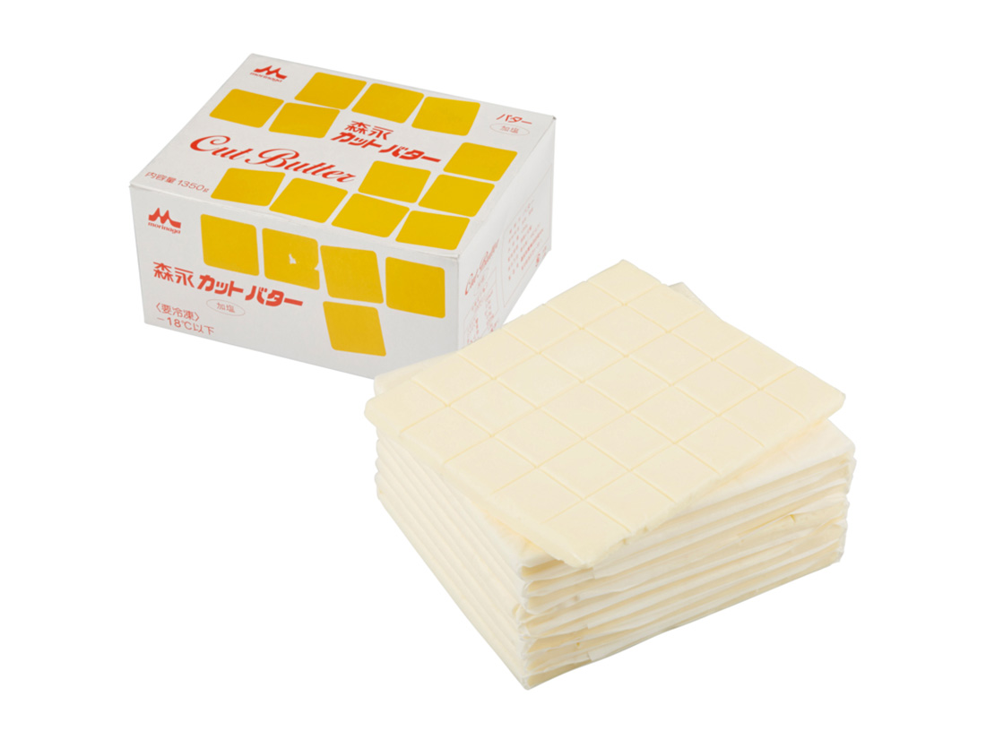 冷凍  森永乳業  加塩  カットバター  1350g 