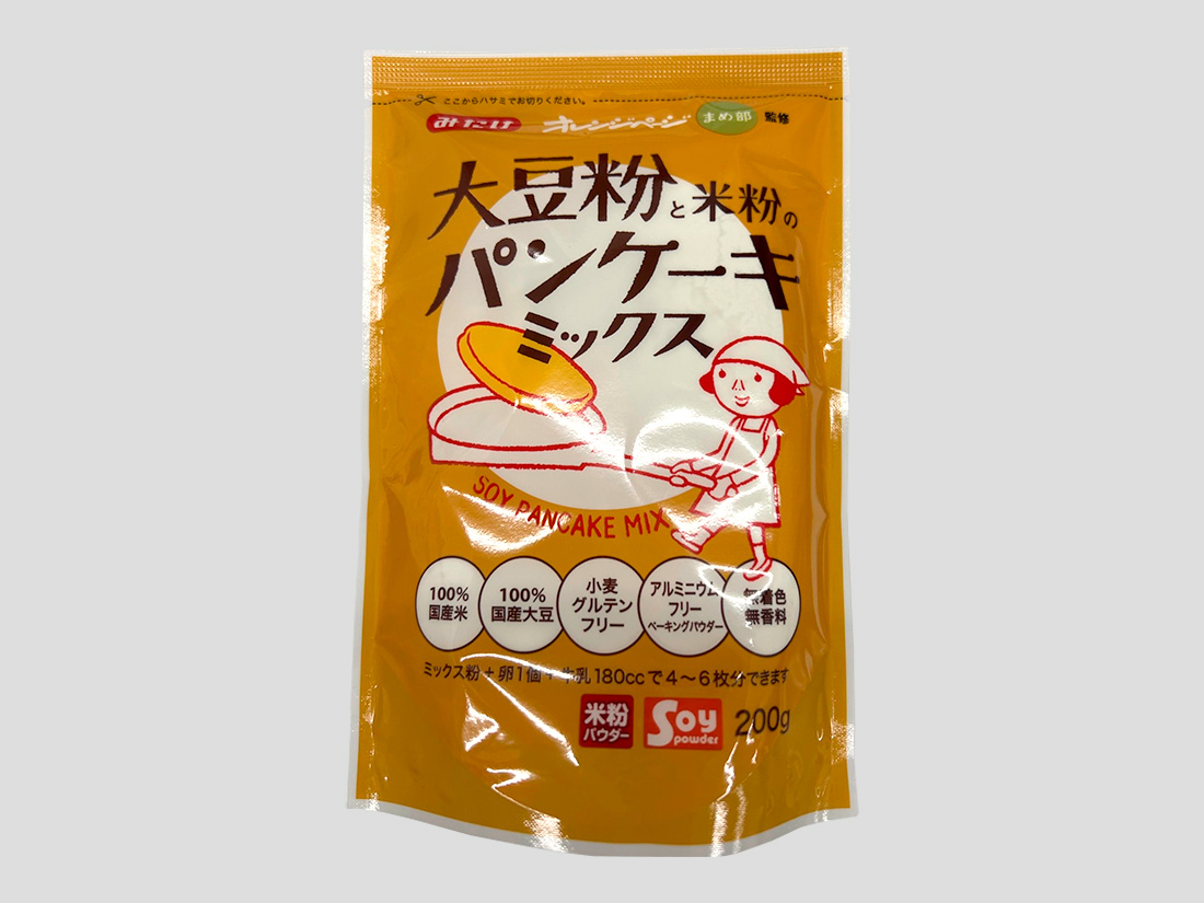 みたけ食品 大豆粉と米粉のパンケーキミックス 200g